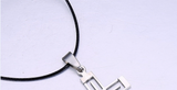 Leather Chain charm Necklace