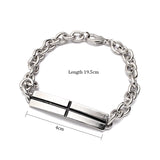 Simple Metal Jesus Bracelet