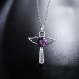 Silver Plated Zircon Jesus Cross