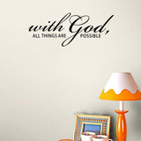 With God All Things Are Possible