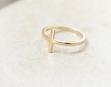 Sideways Cross Ring