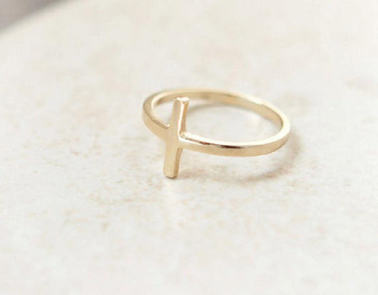 Sideways Cross Ring