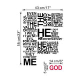 GOD  Art Wall Stickers