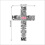 GOD  Art Wall Stickers