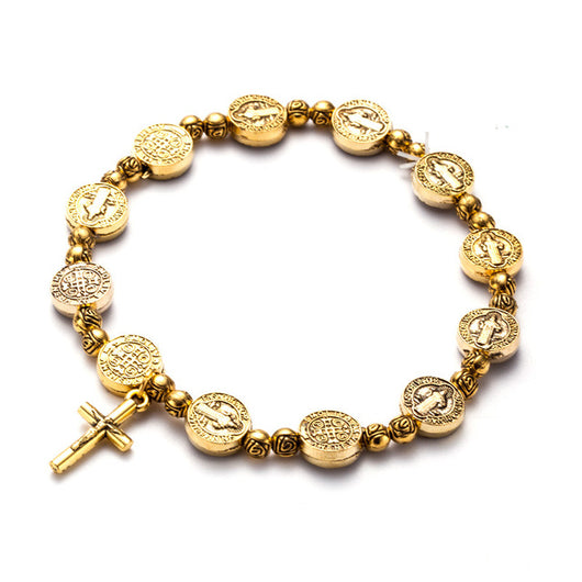 Religious Beaded Bracelet