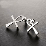 Cross Charm Earring