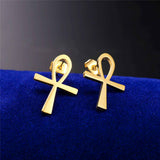Cross Charm Earring