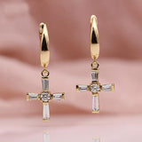 New Cross Religion Earrings