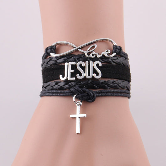 JESUS Bracelet Cross Charm