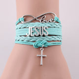 JESUS Bracelet Cross Charm
