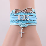 JESUS Bracelet Cross Charm