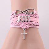 JESUS Bracelet Cross Charm