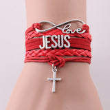JESUS Bracelet Cross Charm
