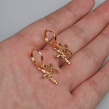 Special Design With Crucifixion Earrings