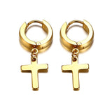 Stainless Steel Men's Stud Earrings