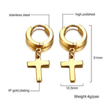 Stainless Steel Men's Stud Earrings