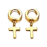 Stainless Steel Men's Stud Earrings