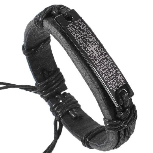 Fashion Cross Leather Bracelet