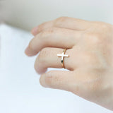 Sideways Cross Ring