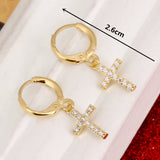 Small Cross Earrings For Women