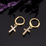Small Cross Earrings For Women