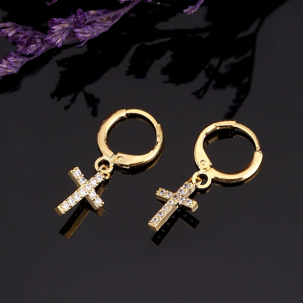 Small Cross Earrings For Women