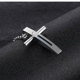 Jesus Wire Cross Men's Necklaces