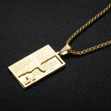 Spanish Bible Jesus Cross Pendant