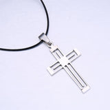 Leather Chain charm Necklace
