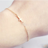 Cross Choker Necklace And Bracelet