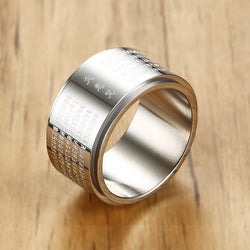 Stainless Steel Religious Band Jewelry