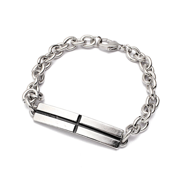 Simple Metal Jesus Bracelet