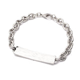 Simple Metal Jesus Bracelet