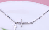 Sterling Silver Cross Bracelet