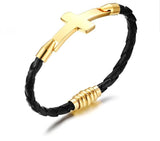 Gold Color Cross Bracelet