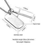Sculpture Cross Necklace