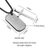 Sculpture Cross Necklace