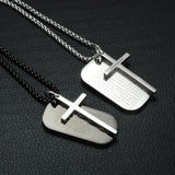 Sculpture Cross Necklace