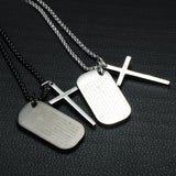 Sculpture Cross Necklace