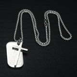 Sculpture Cross Necklace