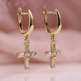 New Cross Religion Earrings