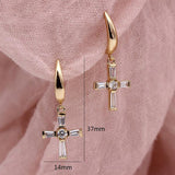 New Cross Religion Earrings