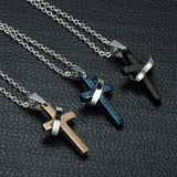 Bible Verse With Curb Chain Cross