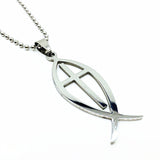 Silver Jesus Christ Cross